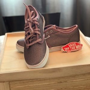 New without tag Adorable pink sparkly Vans Sneakers